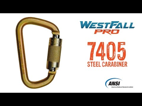 WestFall Pro 7405 4-1/2 x 2-3/4 Inch Steel Carabiner