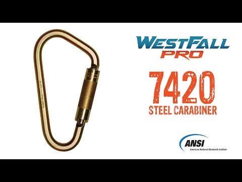 WestFall Pro 7420 7 x 3-3/4 Inch Steel Carabiner