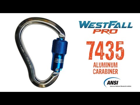 WestFall Pro 7435 4-3/4 x 3-5/8 Inch Aluminum Carabiner 