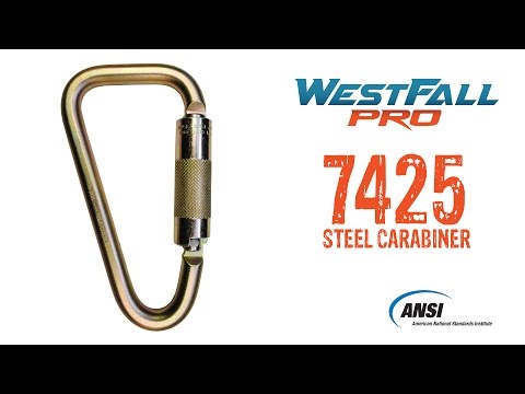 WestFall Pro 7425 7 x 3-3/4 Inch Steel Carabiner