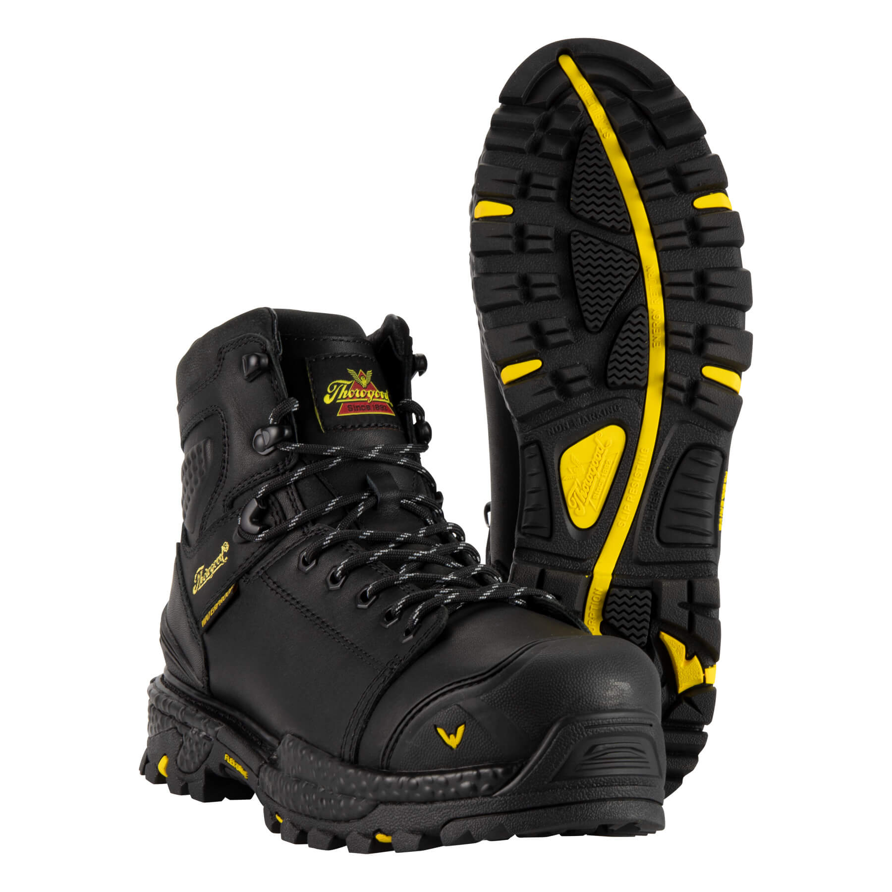 Thorogood Infinity FD Series 6 Inch Black Waterproof Safety Toe Boots from GME Supply