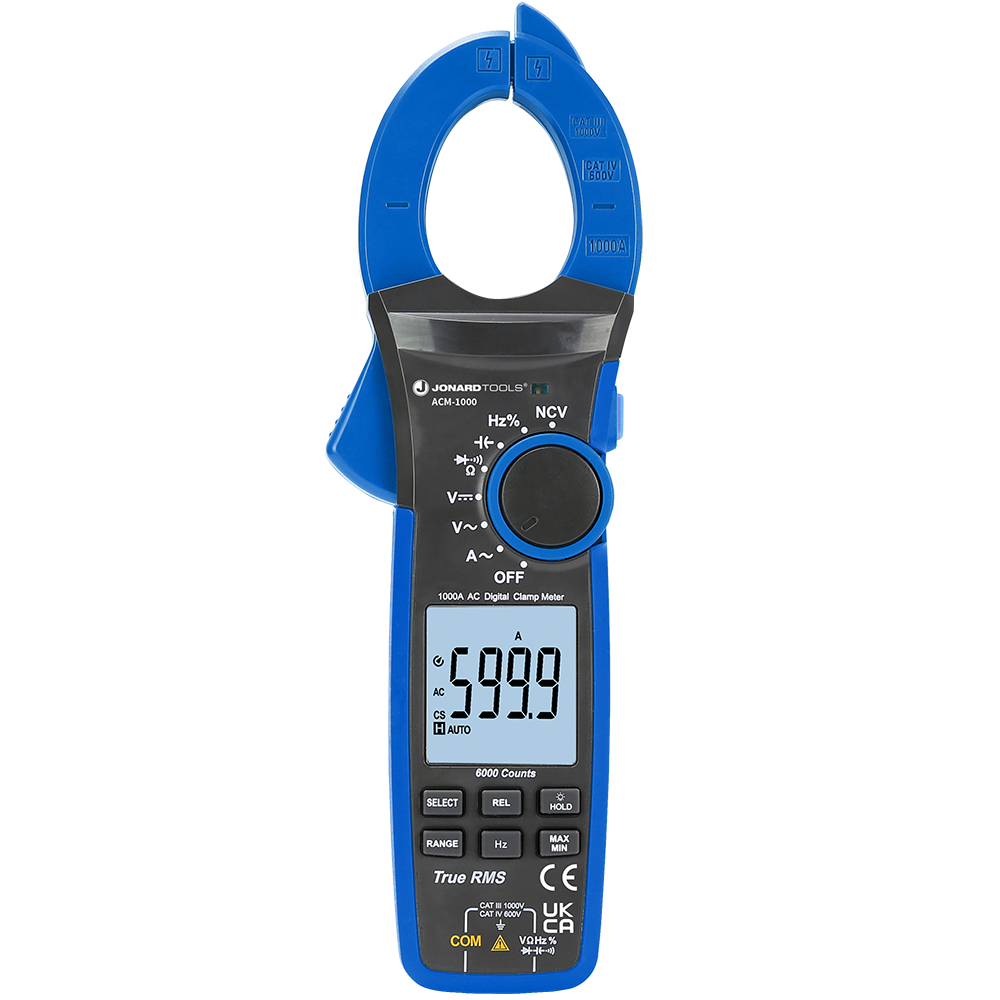 Jonard 1000A TRMS Digital Clamp Meter from GME Supply