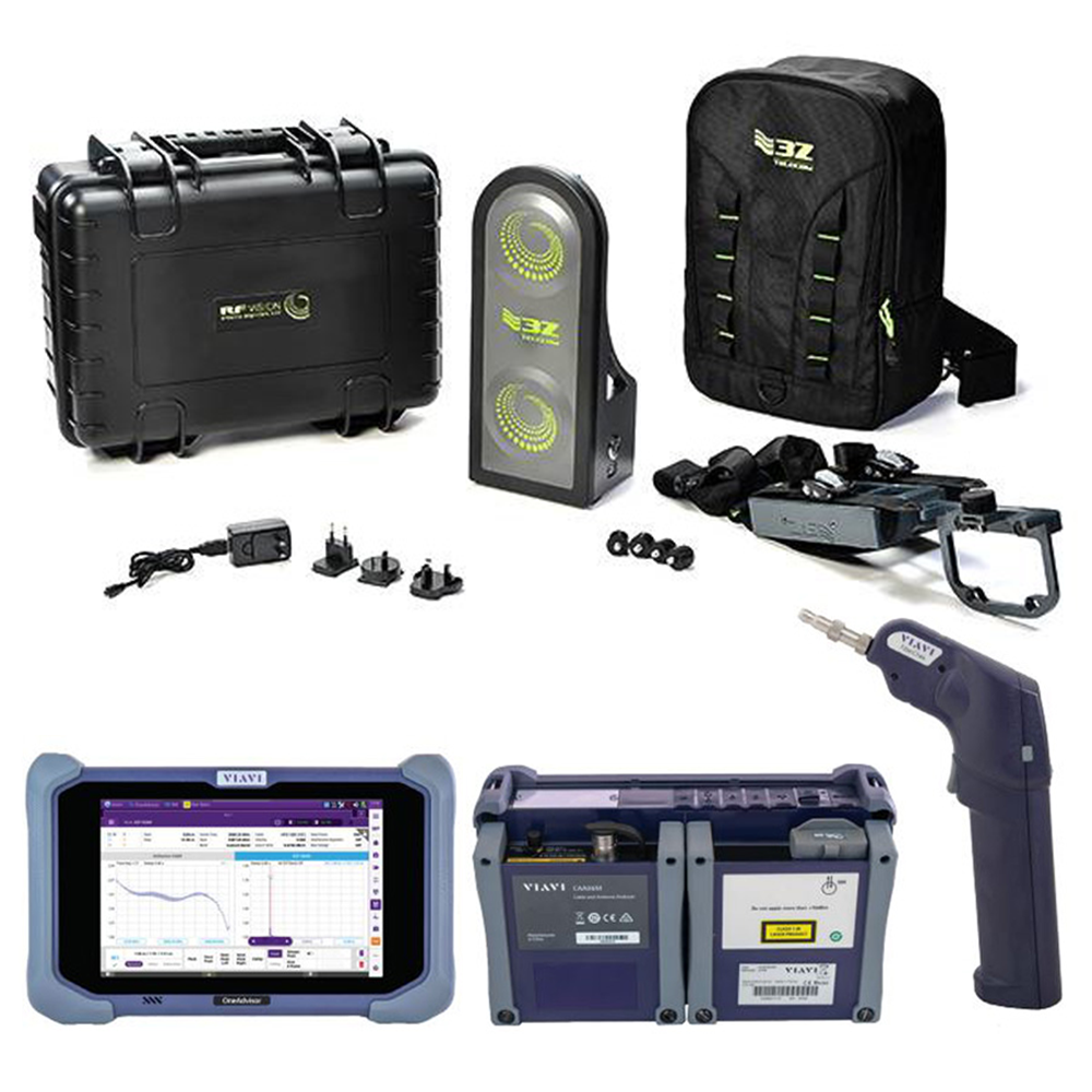 VIAVI OneAdvisor 800 OTDR/CAA and 3Z RF Vision Antenna Alignment Tool Bundle with Scope from GME Supply