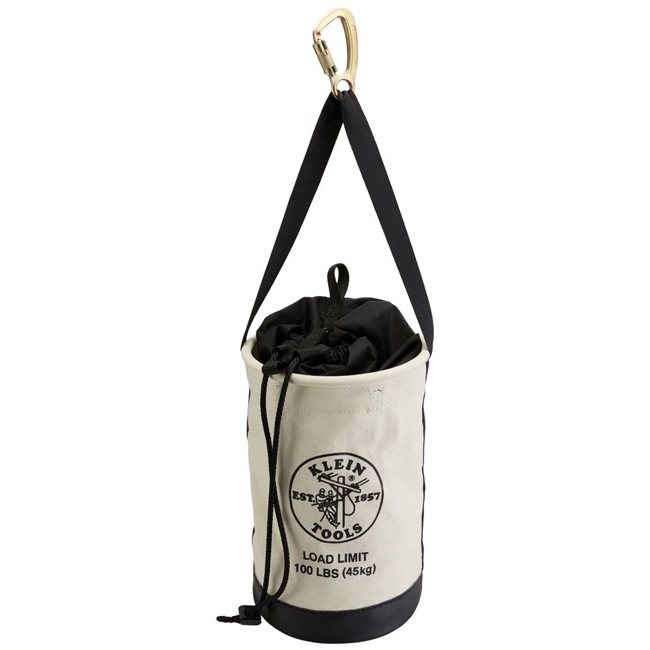 Klein Tools 22 Inch Canvas Bucket with Drawstring Closure from GME Supply