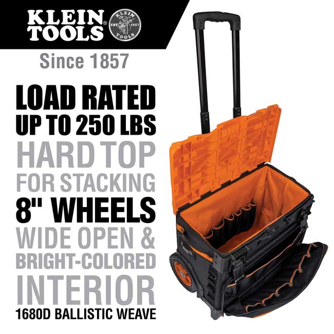 Klein Tools Tradesman Pro Tool Master Rolling Tool Bag from GME Supply