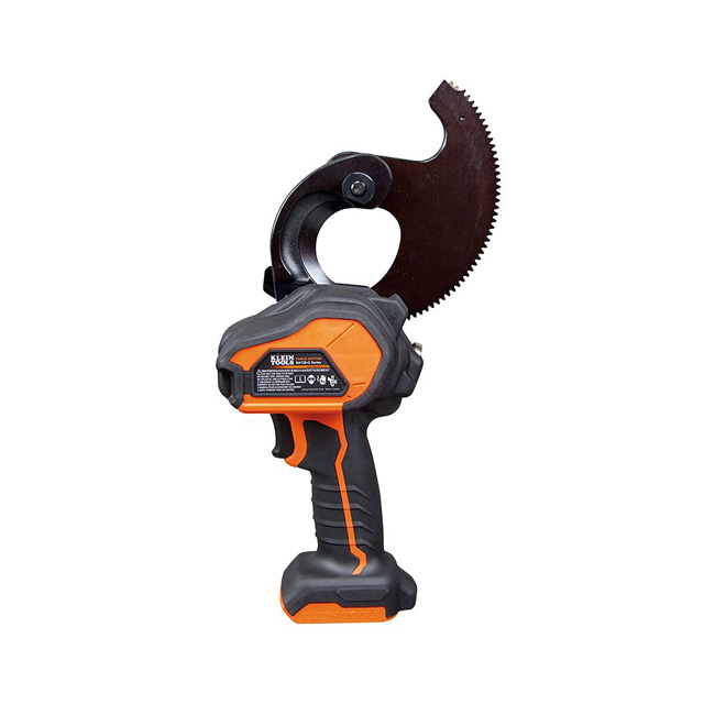 Klein Tools Battery-Operated 2 Ah Cu/AI Closed-Jaw Cable Cutter from GME Supply