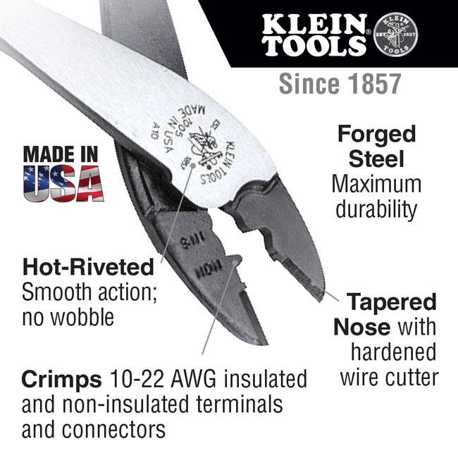 Klein Tools 1005 Crimping/Cutting Tool from GME Supply