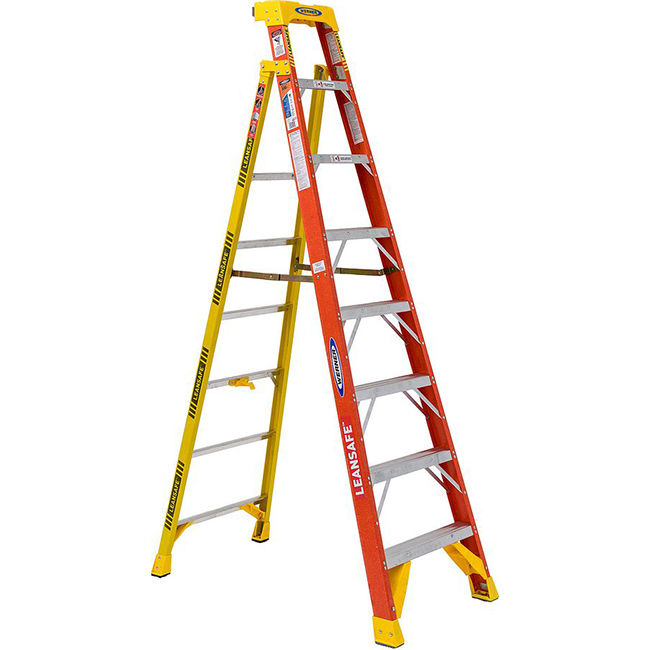 Werner Type 1A Fiberglass Leaning Ladder from GME Supply