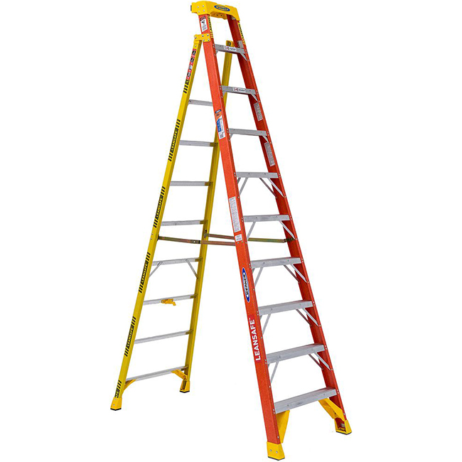 Werner Type 1A Fiberglass Leaning Ladder from GME Supply