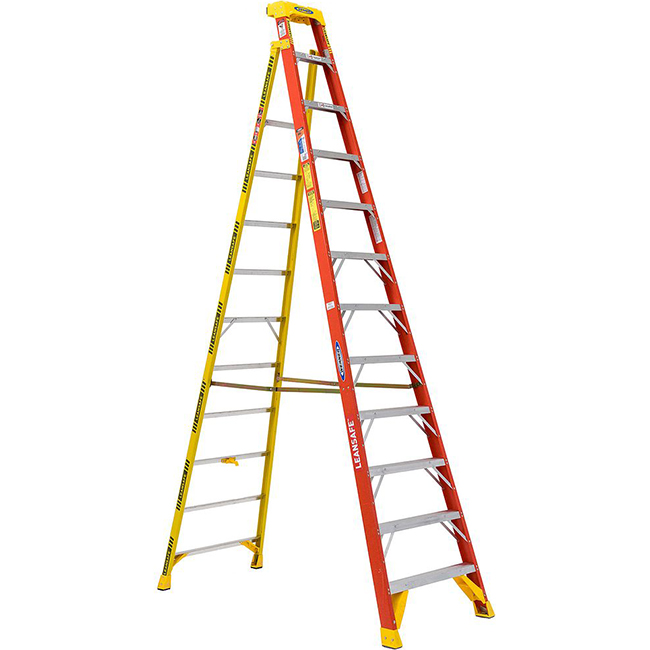 Werner Type 1A Fiberglass Leaning Ladder from GME Supply