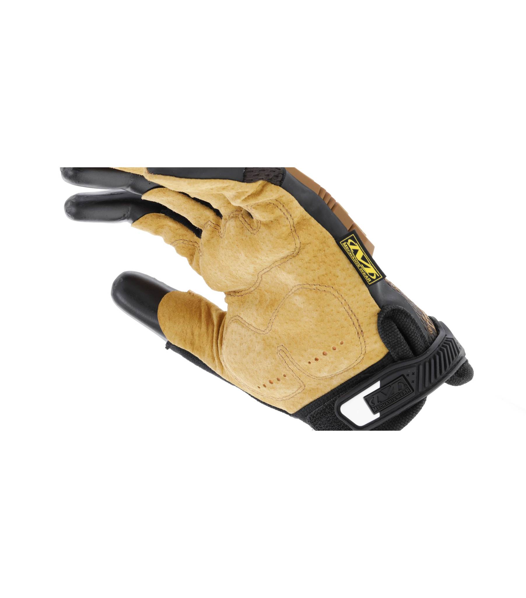 Mechanix Wear Leather M-Pact Fingerless Framer Gloves from GME Supply