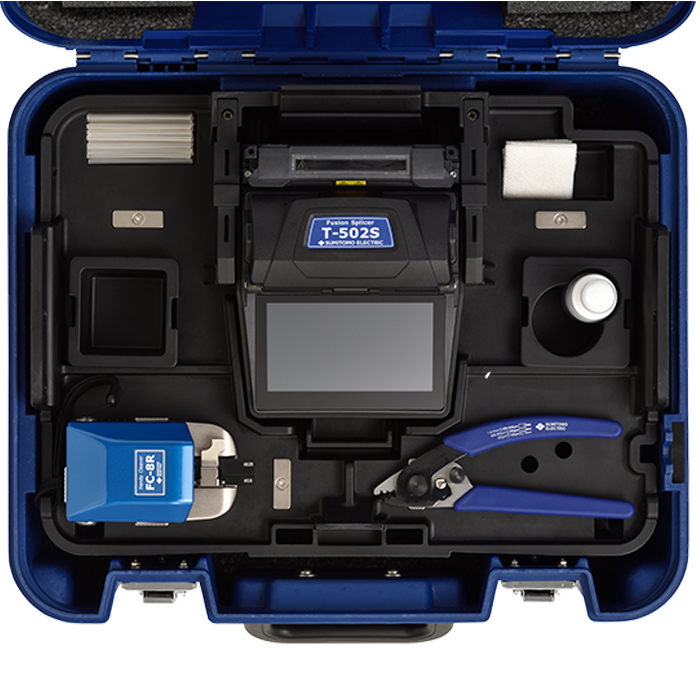 Sumitomo Smart Active Clad Alignment Fusion Splicer Kit with FC-8R Cleaver from GME Supply