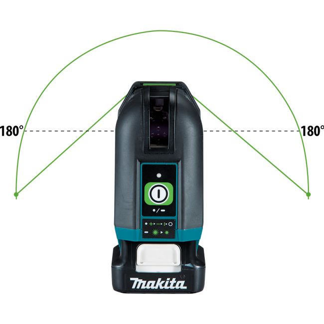 Makita 12V max CXT Lithium-Ion Cordless Self-Leveling Cross-Line/4-Point Green Beam Laser Kit from GME Supply