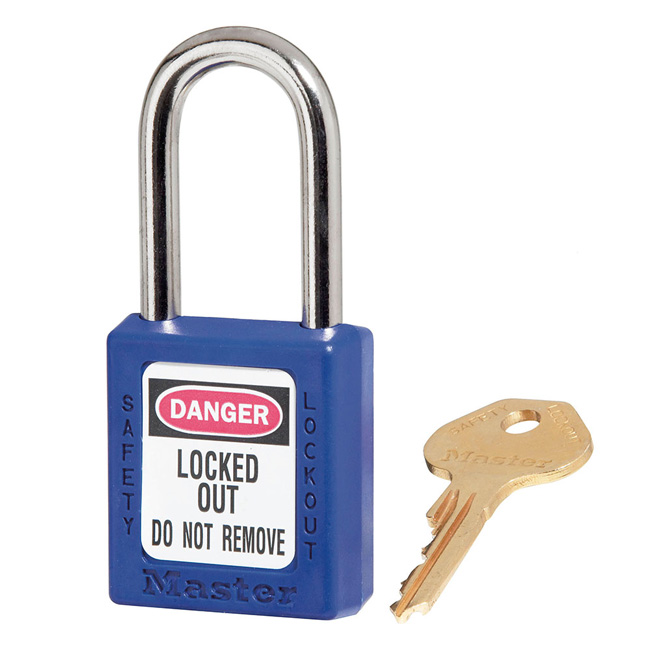 Master Lock 410 1-1/2 Inch (38mm) Zenex Thermoplastic Safety Padlock with 1-1/2 Inch (38mm) Shackle from GME Supply