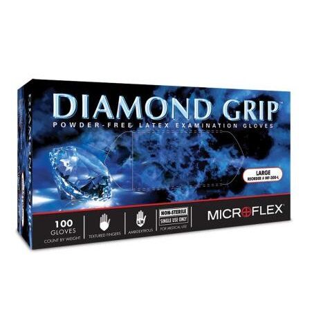 Microflex Diamond Grip Latex Gloves from GME Supply