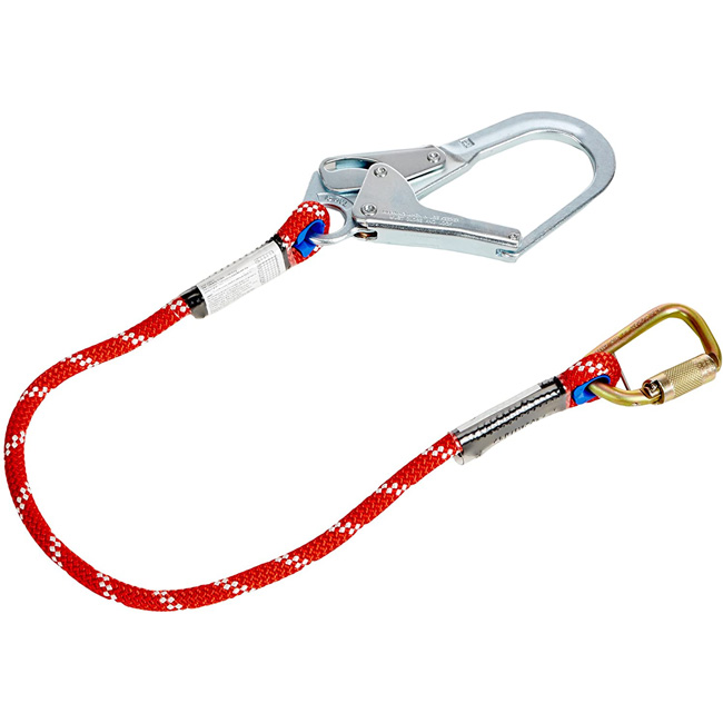 Honeywell Miller Positioning/Restraint Lanyard with Twist-Lock Carabiner and Locking Rebar Hook (4 Foot) from GME Supply