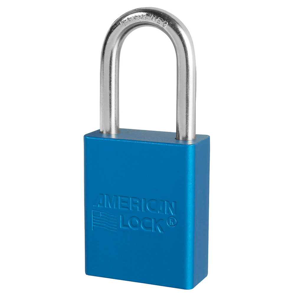 Master Lock Anodized Aluminum Safety Padlock (Random Color) from GME Supply