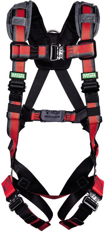 MSA EVOTECH Lite Harness with Quick Connect Leg Straps from GME Supply