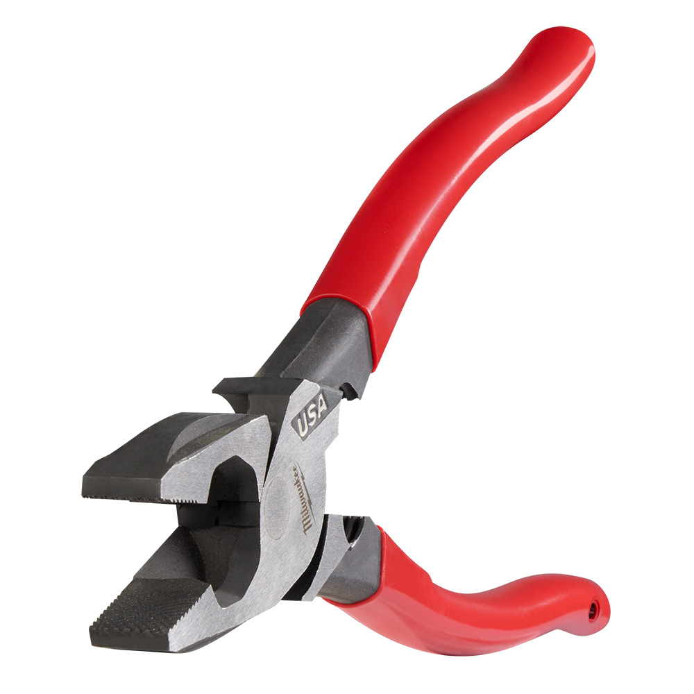 Milwaukee 9-Inch Lineman's Pliers with Thread Cleaner from GME Supply