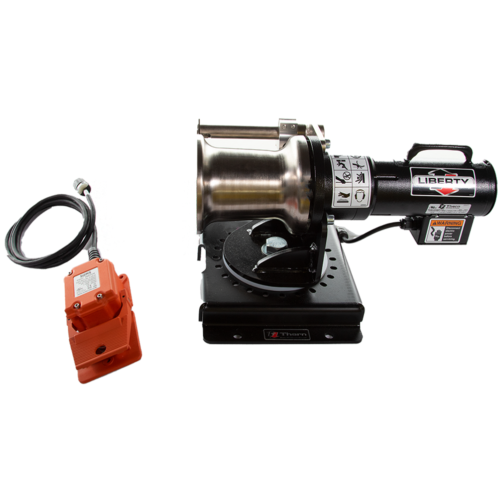 Thern Liberty 1,000 lb Capstan Winch with Swivel Mount from GME Supply