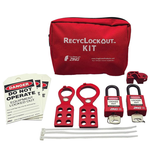 ZING Lockout Tagout General Application Kit  from GME Supply