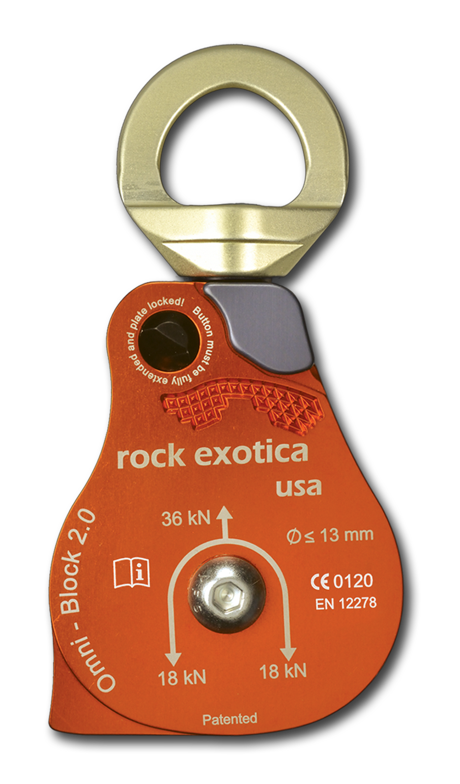 Rock Exotica P53 Omni-Block Swivel Pulley, 2.0"  from GME Supply