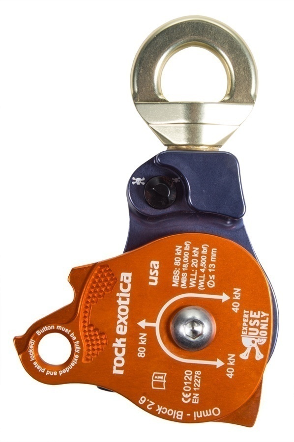 Rock Exotica P55 Omni-Block Swivel Pulley from GME Supply