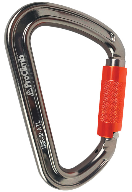 Pro Climb Twist Lock I-Beamer Lite Big D Carabiner from GME Supply