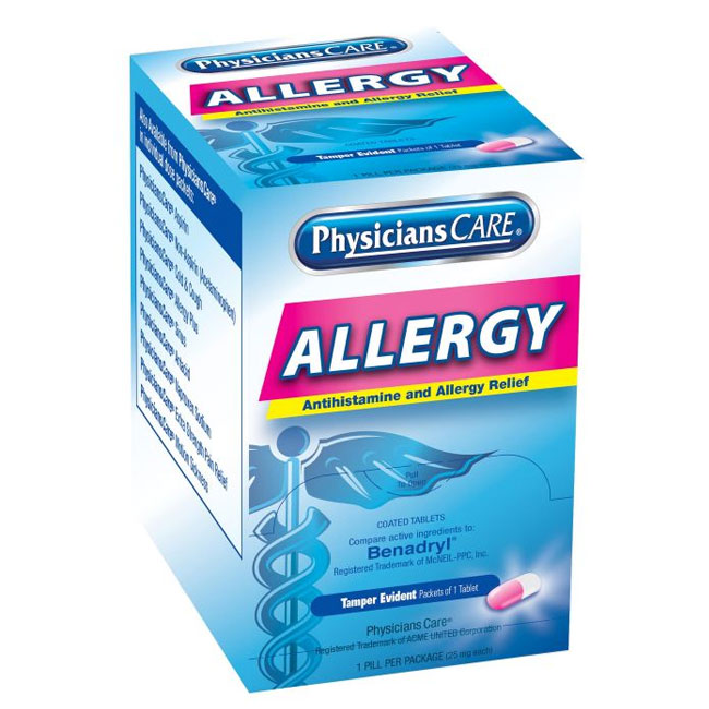 First Aid Only PhysiciansCare Antihistamine Allergy Medication (50 Packets) from GME Supply