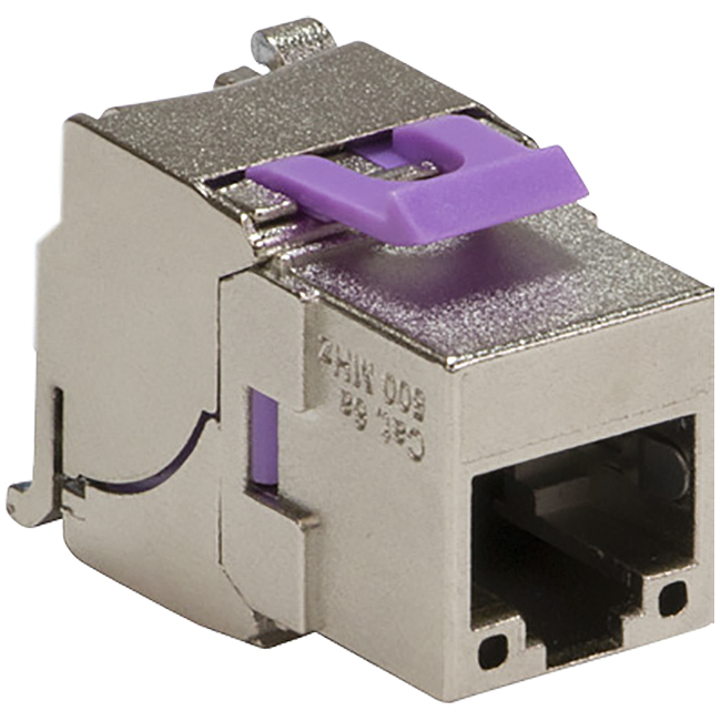 Platinum Keystone Cat6A Tool-less Shielded Jack from GME Supply