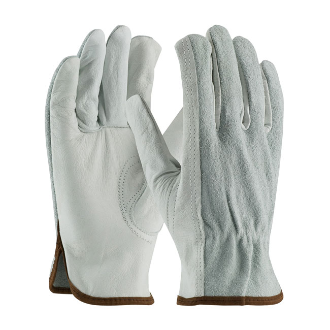 PIP Industry Grade Top Grain Drivers Glove with Shoulder Split Cowhide Leather Back from GME Supply