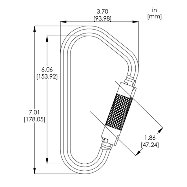 Pensafe Kwiklock Side Opening Scaffold Hook from GME Supply