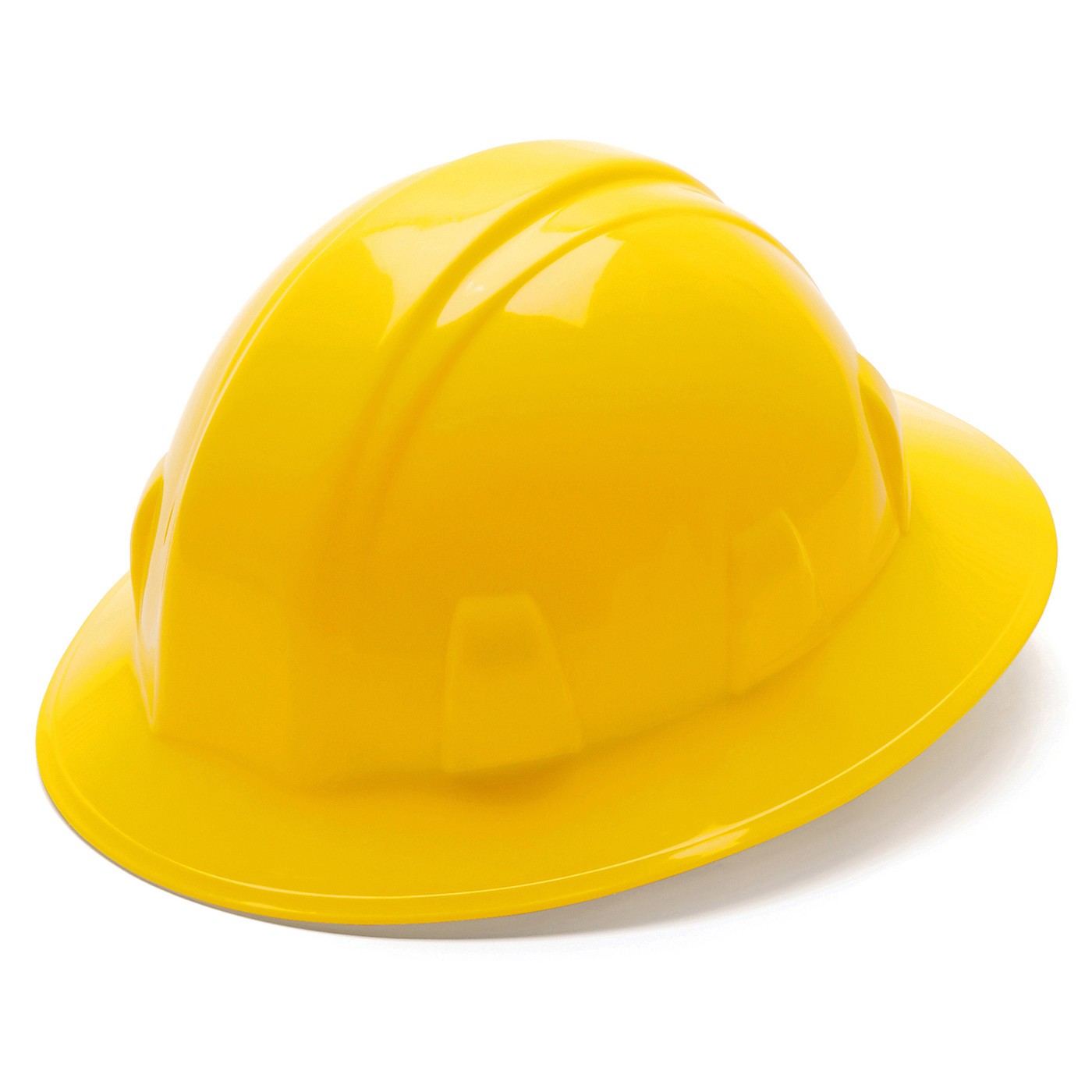 Pyramex SL Series Full Brim Hard Hat with 6 Point Ratchet Suspension from GME Supply