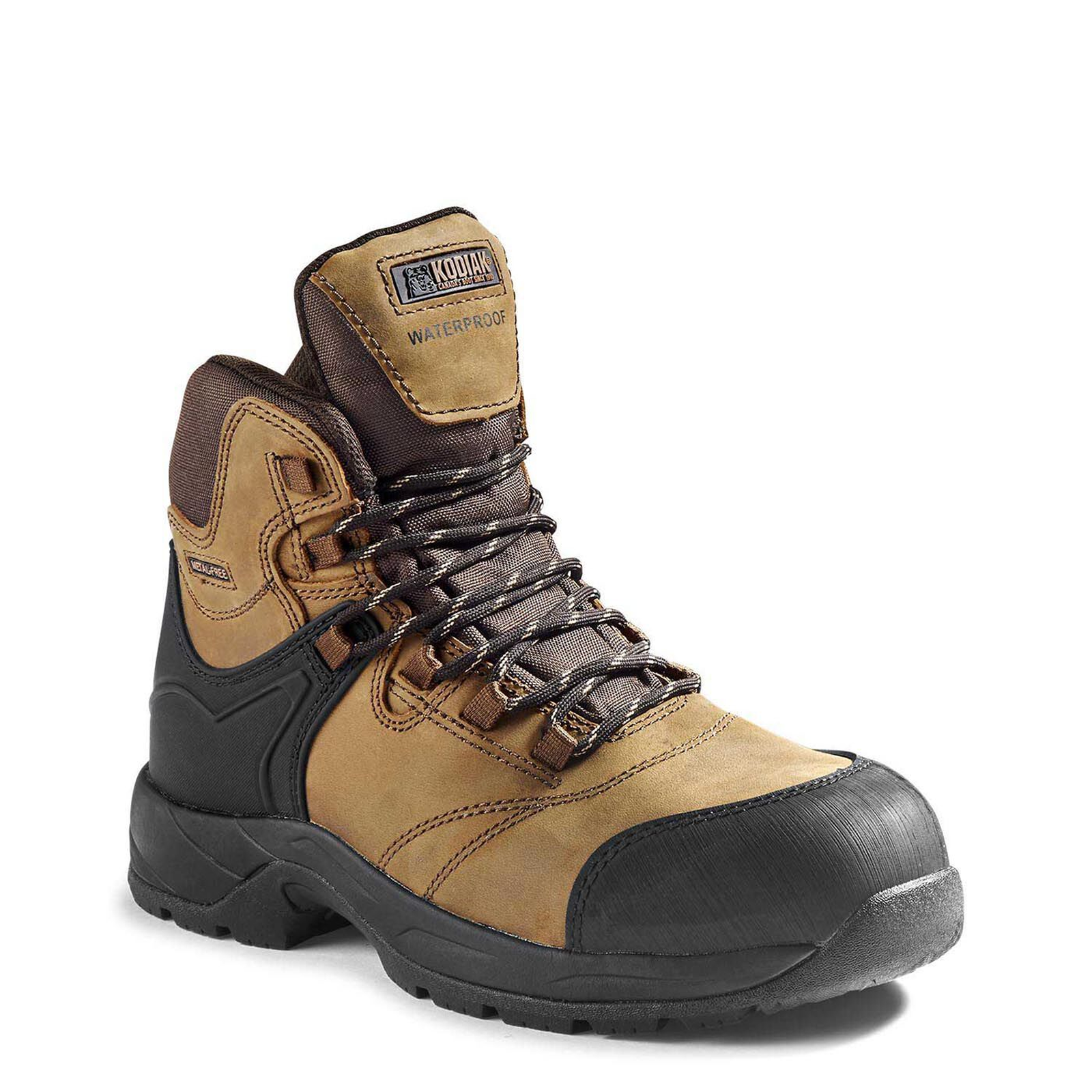 Kodiak Men's Journey Waterproof Hiker Safety Work Boots with Composite Toe from GME Supply