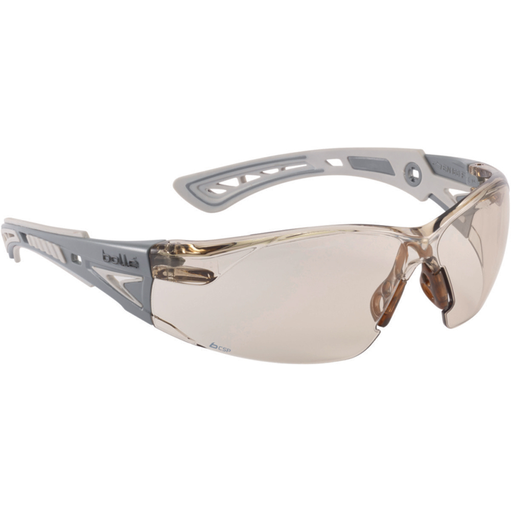 Bolle Rush+ Safety Glasses with Smoke Lens from GME Supply