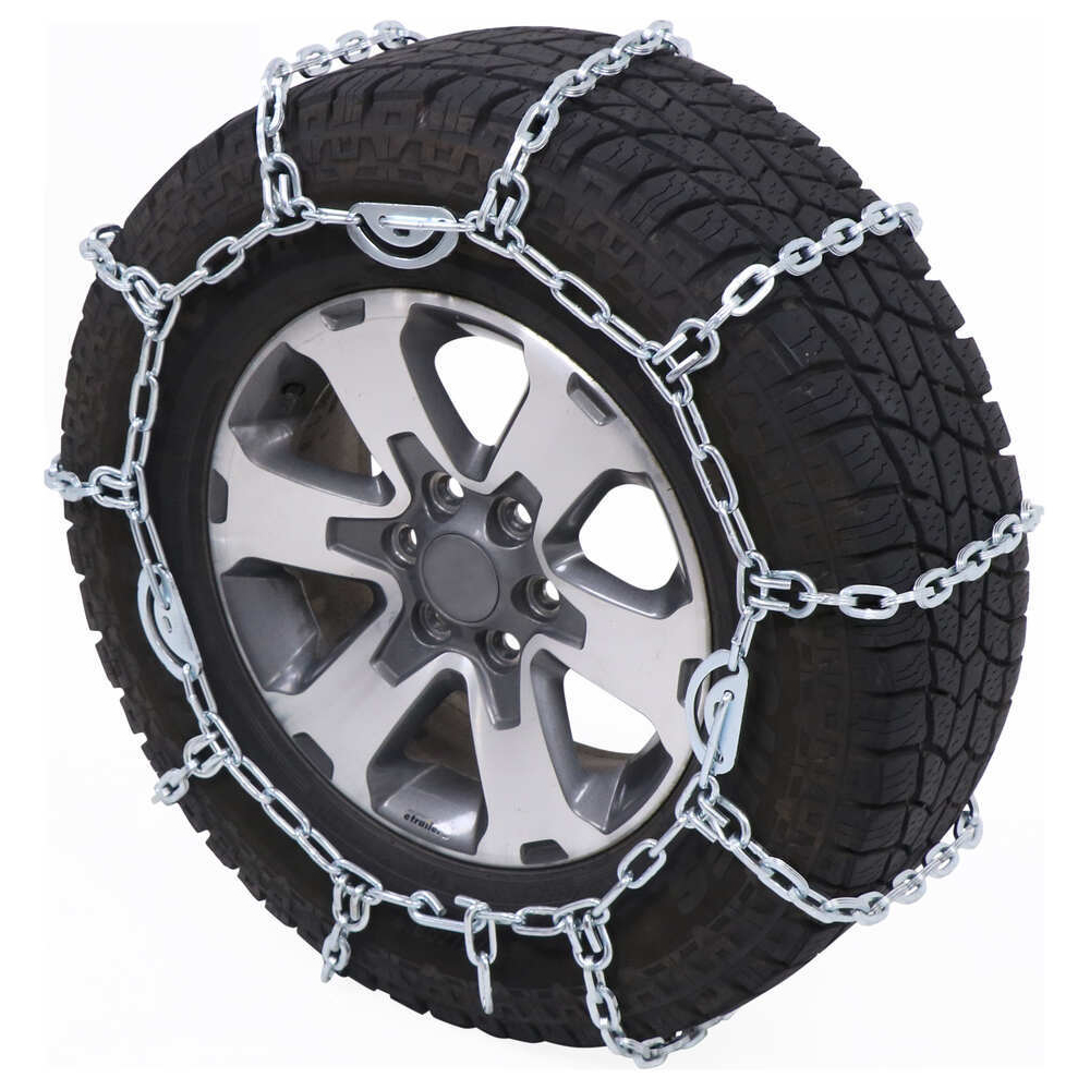 US Cargo Control Snow Tire Chains with Cam Tighteners for Wide-Base Tires from GME Supply