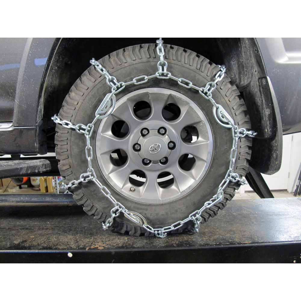 US Cargo Control Snow Tire Chains with Cam Tighteners for Wide-Base Tires from GME Supply