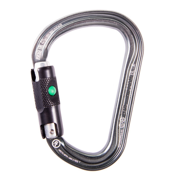 Petzl WILLIAM Asymmetrical Aluminum Carabiner from GME Supply