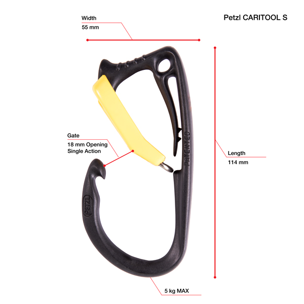 Petzl CARITOOL Harness Tool Holder from GME Supply