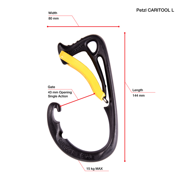 Petzl CARITOOL Harness Tool Holder from GME Supply