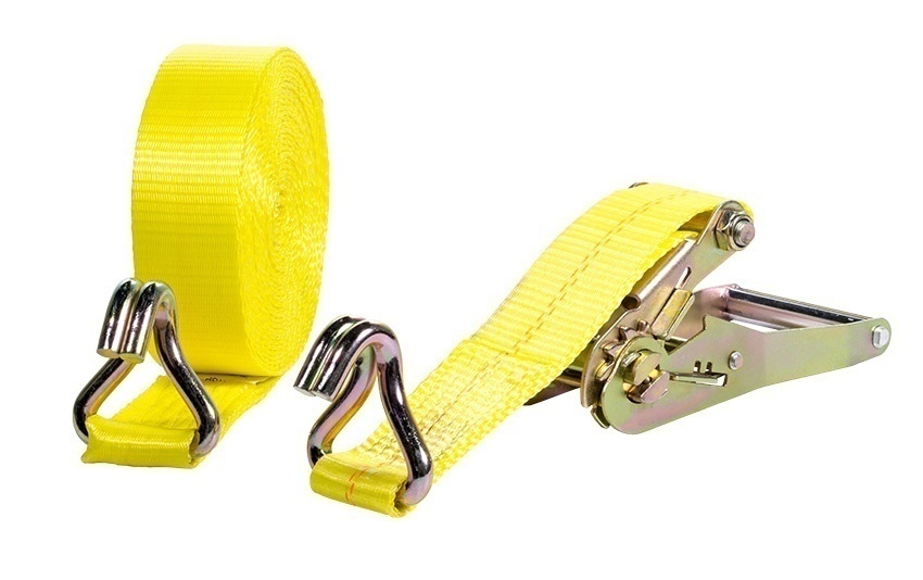 2 inch x 27' Double J Hook Ratchet Strap Truck Tie Down from GME Supply