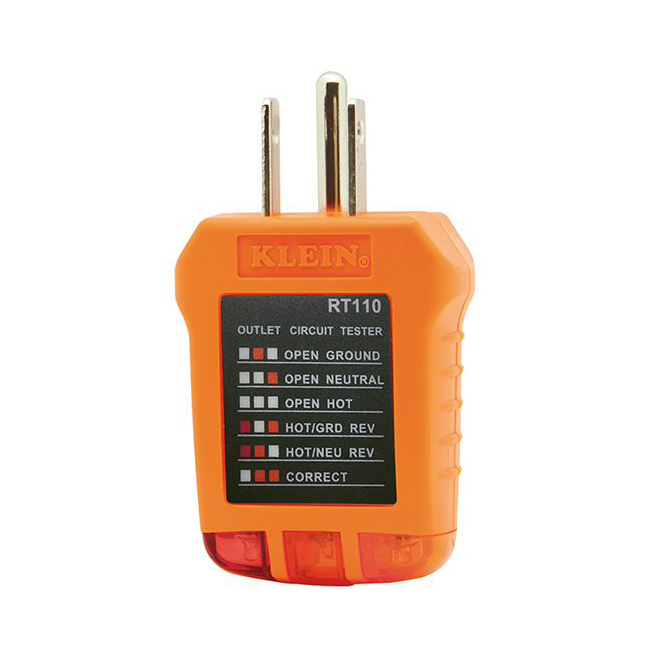 Klein Tools RT110 Receptacle Tester from GME Supply