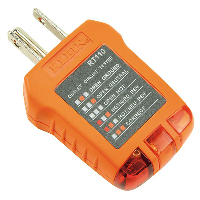 Klein Tools RT110 Receptacle Tester from GME Supply