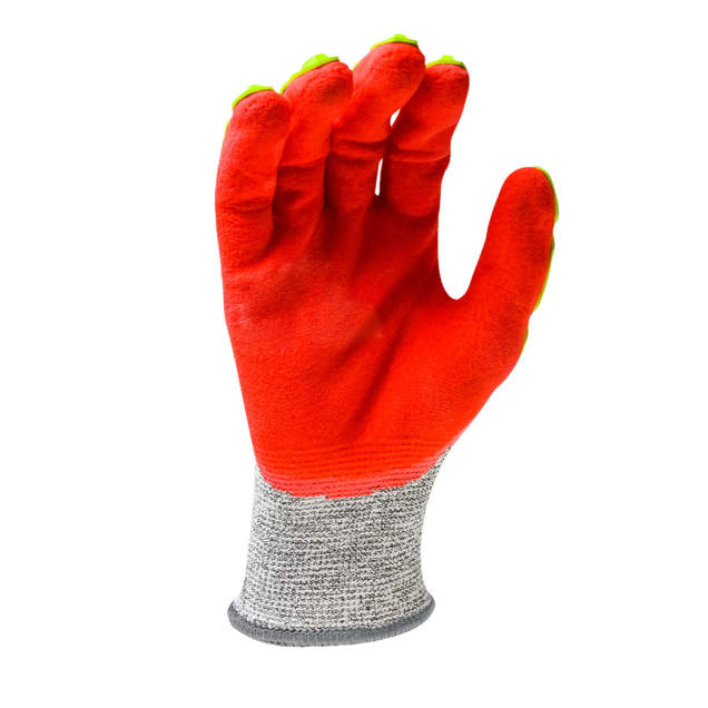 Radians Cut Protection A5 Sandy Foam Nitrile Coated Work Gloves from GME Supply