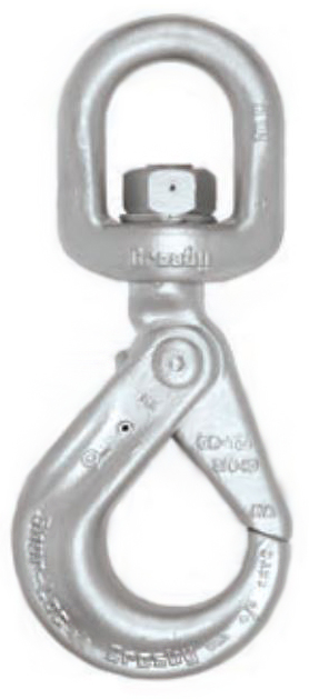 Crosby SHUR-LOC S-1326 Swivel Hooks 5/8'',16mm, 18,100 lb Working Load from GME Supply