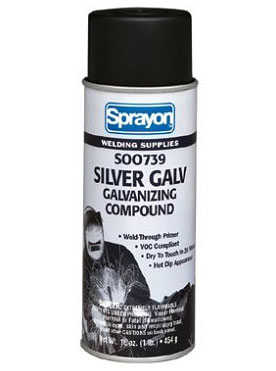 Sprayon Silver Galvanizing Aerosol Spray - 12 Pack from GME Supply