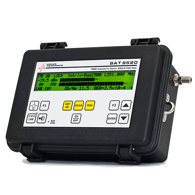 Applied Instruments SAT-9520 DVB-S Satellite Signal Level Meter from GME Supply