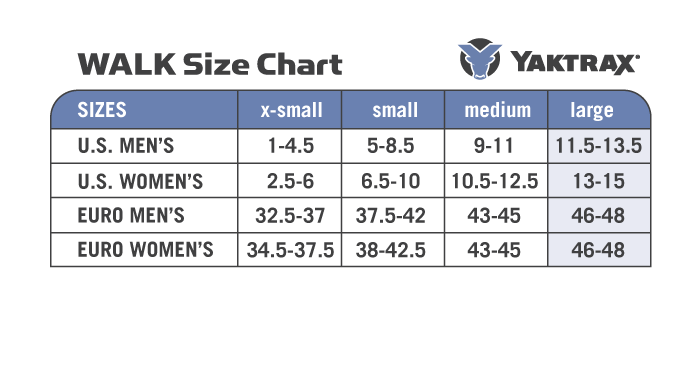 Yaktrax Walk Traction Cleats for Snow & Ice from GME Supply