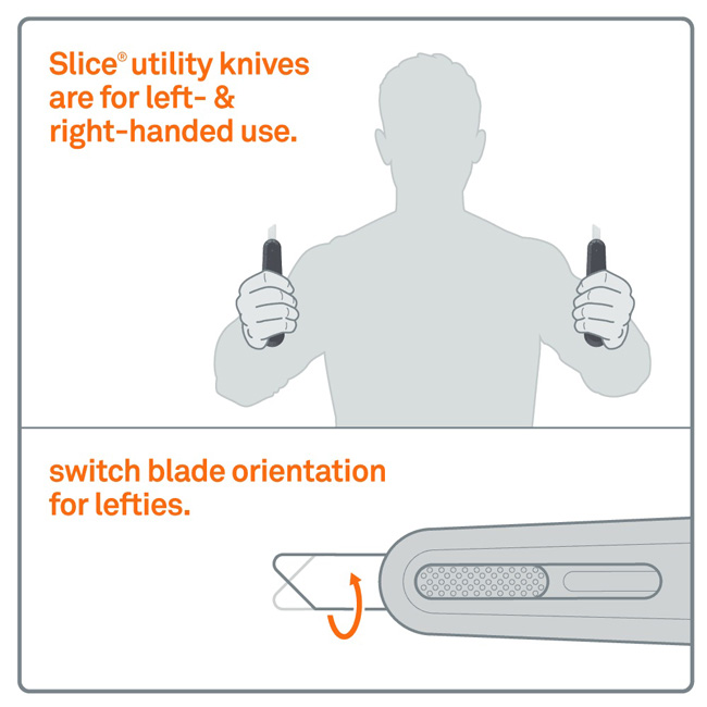 Slice Smart-Retracting Utility Knife from GME Supply