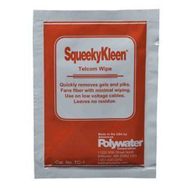 Polywater Squeeky Kleen Fiber and Copper Gel-Filled Cable Cleaner from GME Supply